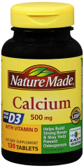 CALCIUM 500MG TABLET 130CT NAT MADE