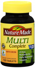 MULTIVIT TABLET 130CT NAT MADE