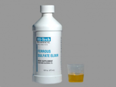 FERROUS SULFATE 220MG/5ML ELIXR 16OZ HIT
