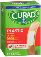 CURAD BANDAGE PLASTIC 1SZ 80CT