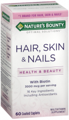 MULTI SKIN HAIR NAIL TAB 60CT NAT BOUNTY