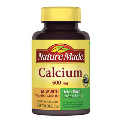 CALCIUM+D 600MG TABLET 60CT NAT MADE