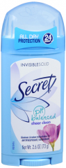 SECRET ORIG INV/SLD SHEER CLEAN 2.6OZ
