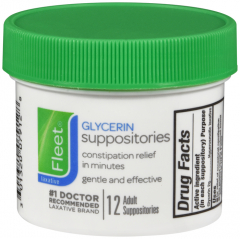 FLEET GLYCERIN SUPPOSITORY 12CT