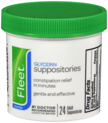 FLEET GLYCERIN SUPPOSITORY 24CT