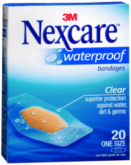 NEXCARE WATERPROOF ONE SIZE 20CT