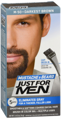 JUST FOR MEN MUSTACHE GEL DARKEST BROWN