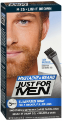 JUST FOR MEN MUSTACHE GEL LIGHT BROWN