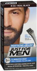 JUST FOR MEN MUSTACHE GEL REAL BLACK