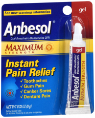 ANBESOL GEL MAX STRENGTH 0.33OZ