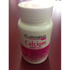 CALCIUM+D 600MG TABLET 60CT PLUS PHARMA