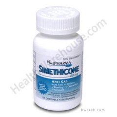 SIMETHICONE 80MG CHEW 100CT PLUS PHARMA