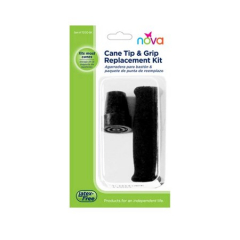 CANE GRIP/TIP BLK RPLMNT KIT TG100-BK