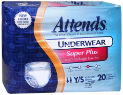 ATTENDS PROT UNDERWEAR SPR+ YOUTH 4X20CT