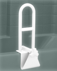 TUB GRAB BAR 8220-R WHITE - RETAIL NOVA