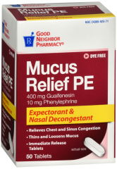 GNP MUCUS RLF PE TAB 50
