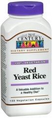 RED YEAST RICE 600MG CAP 150CT 21CENT