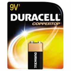 DURACELL COPPERTOP 9 VOLT SINGLE
