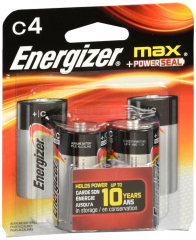 ENERGIZER MAX ALK C SIZE E93P4 4PK