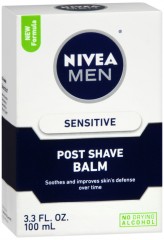 NIVEA MEN SENSITIV POST SHAVE BALM 3.3OZ