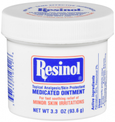 RESINOL OINTMENT JAR 3.3OZ