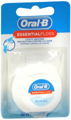 ORAL B ESSENTIAL FLOSS WAXED 55YD