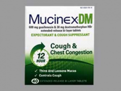 MUCINEX DM TABLET 40CT