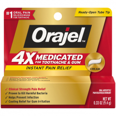 ORAJEL SEVERE TOOTHACHE PAIN CRM 0.33OZ