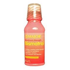 BISMATROL LIQUID MAX STRENGTH 8OZ MAJOR
