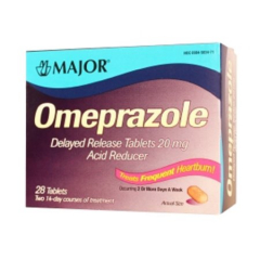 OMEPRAZOLE 20MG DR TABLET 28CT MAJOR