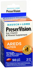 PRESERVISION MULTIVIT LUTN SOFTGEL 50CT