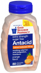 GNP ANTACID S/F ORG CR TAB 80