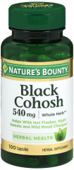 BLACK COHOSH 540MG CAP 100CT NAT BOUNTY