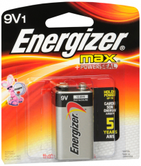 ENERGIZER MAX ALK 9 VOLT 522BP1 SINGLE