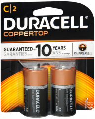 DURACELL COPPERTOP C 2CT
