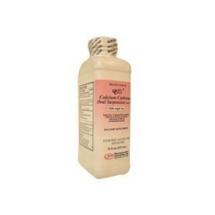 CALCIUM CARB 1250MG/5ML SUSP 16OZ PHA