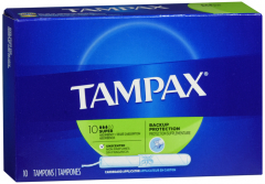 TAMPAX FLUSHABLE SUPER 10CT