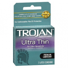 TROJAN ULTRA THIN CONDOM 3CT