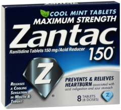 ZANTAC 150 TABLET COOL MINT 8CT