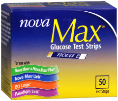 NOVA MAX TEST STRIP 50CT