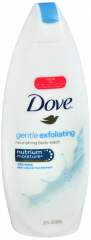 DOVE BODY WASH GENTLE EXFOLIATING 22OZ