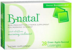 B-NATAL VIT B-6 LOZENGE GREEN APPLE 28CT