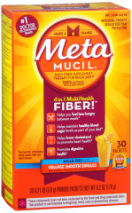 METAMUCIL SMOOTH ORANGE S/F PKT 30X5.8GM