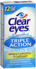CLEAR EYES TRIPLE ACTION RELIEF 0.5OZ