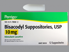BISACODYL 10 MG SUP 12 UD