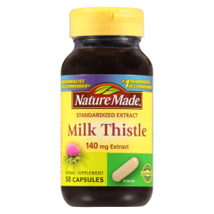 MILK THISTLE CAPSULE 50CT NAT MADE