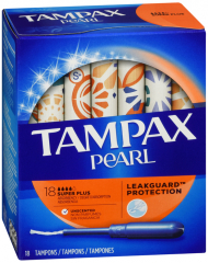 TAMPAX PEARL SUPER PLUS UNSCENTED 18CT