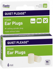 EAR PLUG QUIET PLEASE FOAM NRR29 6PR