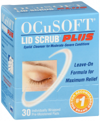 OCUSOFT EYE LID SCRUB PLUS PAD 30CT