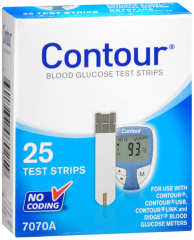 CONTOUR TEST STRIP 25CT